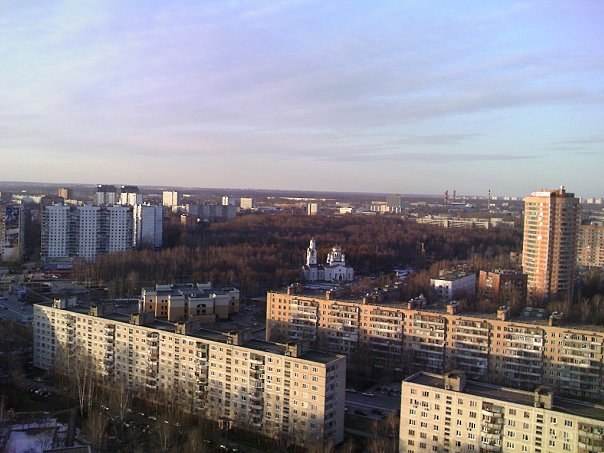 Панорама города с воздуха